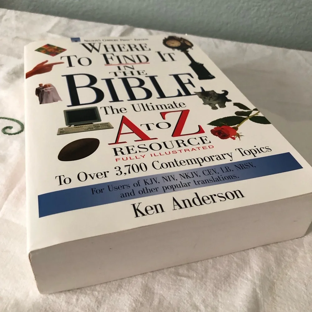 Where to Find It in the Bible: The Ultimate A to Z Resource paperback